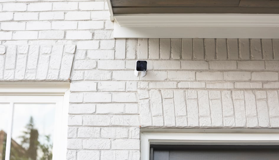 ADT outdoor camera on a Jefferson City home